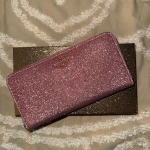 Kate Spade Pink Sparkle Wallet